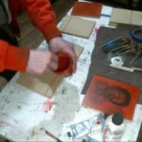Staining a Woodblock
